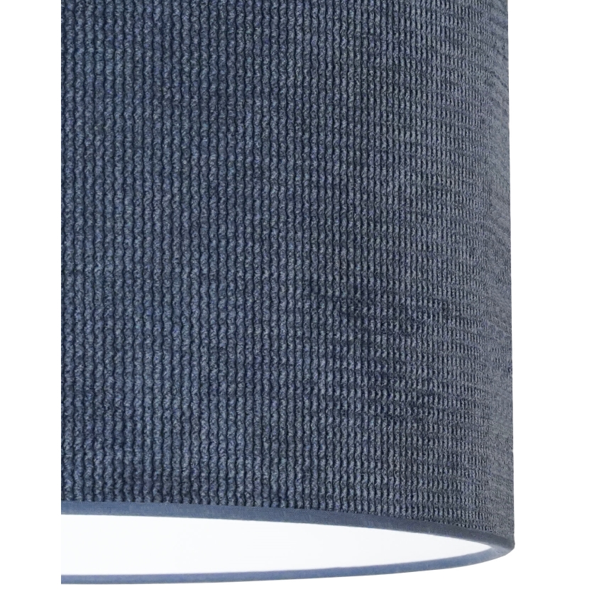 Duolla - Lühter CORDUROY 1xE27/15W/230V tume d. 40 cm sinine