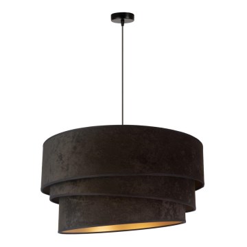 Duolla - Lühter DEVON 1xE27/40W/230V d. 45 cm must/kuldne
