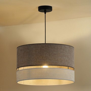 Duolla - Lühter DOUBLE 1xE27/15W/230V d. 40 cm pruun/hall
