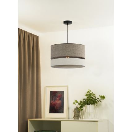 Duolla - Lühter DOUBLE 1xE27/15W/230V d. 40 cm pruun/hall