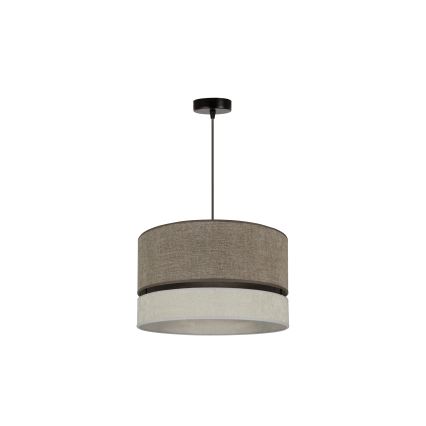 Duolla - Lühter DOUBLE 1xE27/15W/230V d. 40 cm pruun/hall