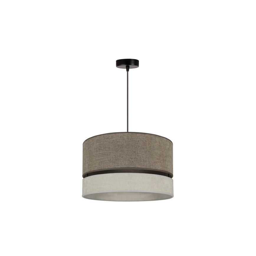 Duolla - Lühter DOUBLE 1xE27/15W/230V d. 40 cm pruun/hall