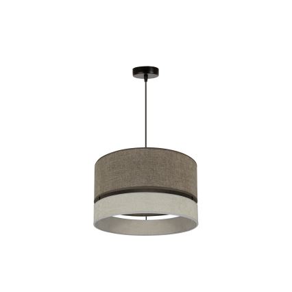 Duolla - Lühter DOUBLE 1xE27/15W/230V d. 40 cm pruun/hall