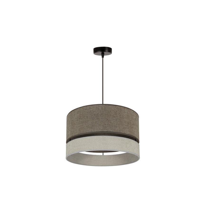 Duolla - Lühter DOUBLE 1xE27/15W/230V d. 40 cm pruun/hall