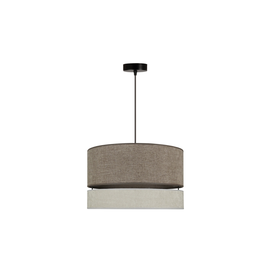 Duolla - Lühter DOUBLE 1xE27/15W/230V d. 40 cm pruun/hall