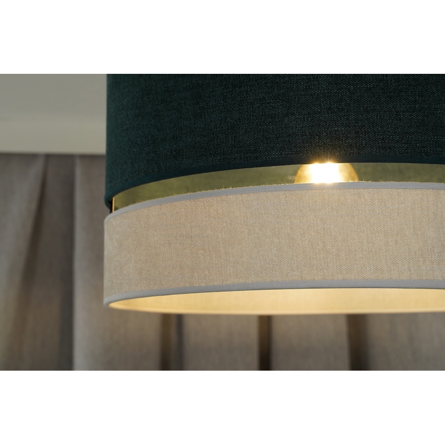 Duolla - Lühter DOUBLE 1xE27/15W/230V d. 40 cm roheline/hall