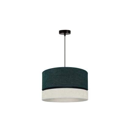 Duolla - Lühter DOUBLE 1xE27/15W/230V d. 40 cm roheline/hall