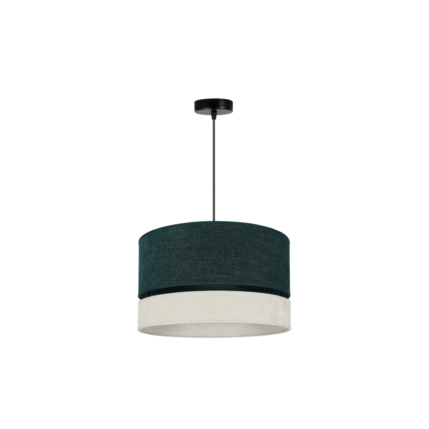 Duolla - Lühter DOUBLE 1xE27/15W/230V d. 40 cm roheline/hall