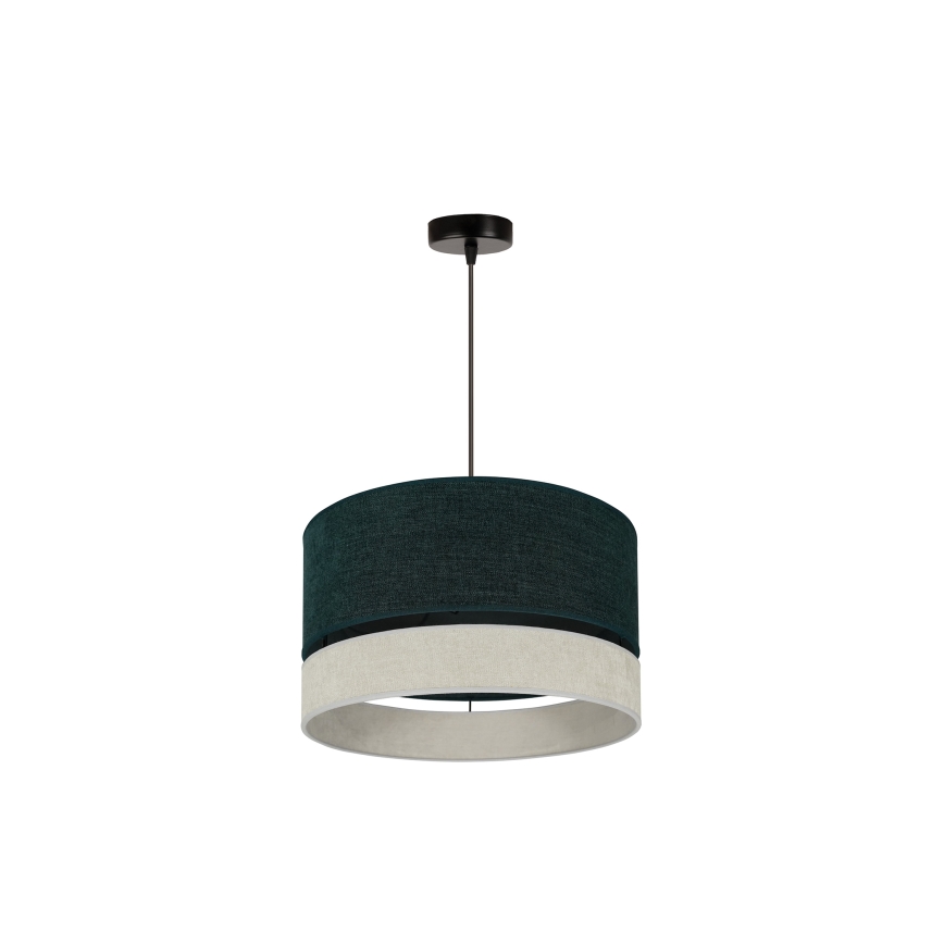 Duolla - Lühter DOUBLE 1xE27/15W/230V d. 40 cm roheline/hall
