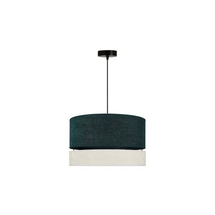 Duolla - Lühter DOUBLE 1xE27/15W/230V d. 40 cm roheline/hall