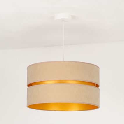 Duolla - Lühter DUO 1xE27/15W/230V d. 40 cm beež