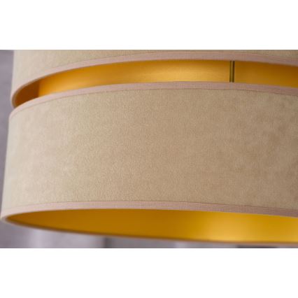 Duolla - Lühter DUO 1xE27/15W/230V d. 40 cm beež