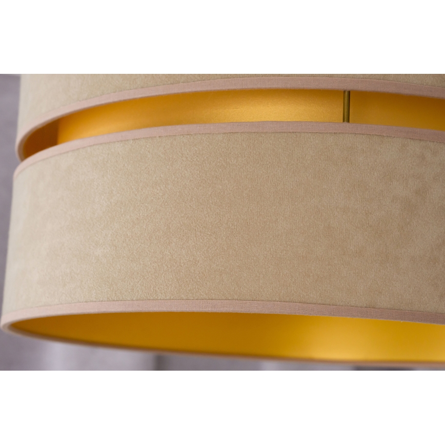 Duolla - Lühter DUO 1xE27/15W/230V d. 40 cm beež
