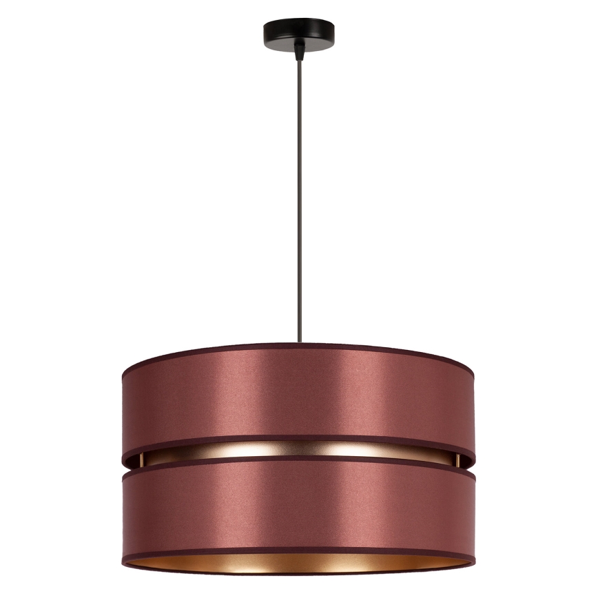 Duolla - Lühter DUO 1xE27/15W/230V d. 40 cm burgundia/kuldne