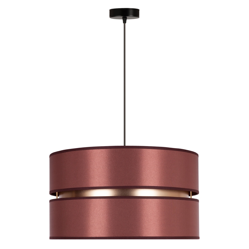 Duolla - Lühter DUO 1xE27/15W/230V d. 40 cm burgundia/kuldne