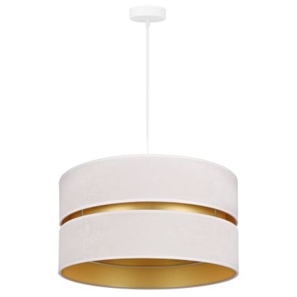 Duolla - Lühter DUO 1xE27/15W/230V d. 40 cm kreemikas/kuldne