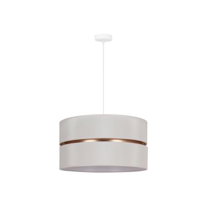 Duolla - Lühter DUO 1xE27/15W/230V d. 40 cm kreemikas/kuldne