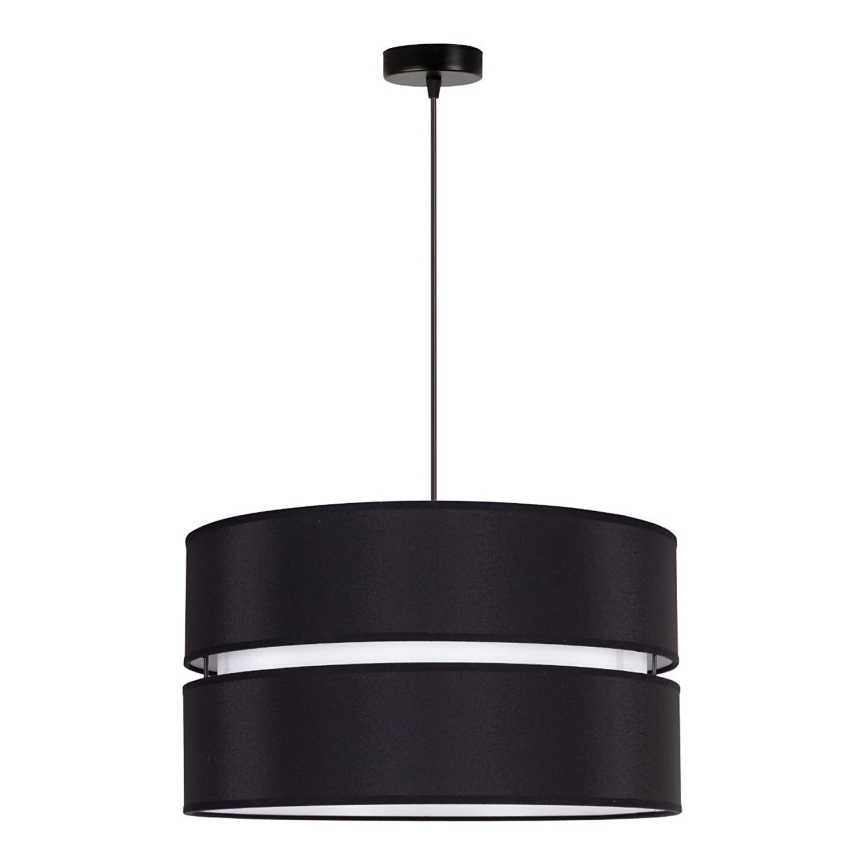 Duolla - Lühter DUO 1xE27/15W/230V d. 40 cm must/valge