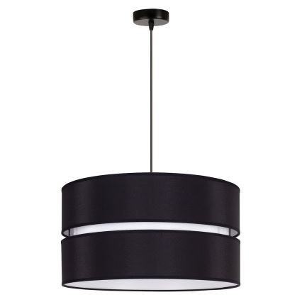 Duolla - Lühter DUO 1xE27/15W/230V d. 40 cm must/valge