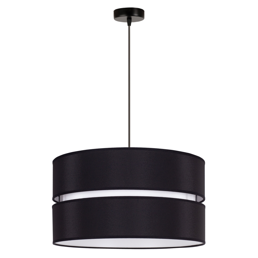 Duolla - Lühter DUO 1xE27/15W/230V d. 40 cm must/valge
