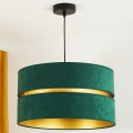 Duolla - Lühter DUO 1xE27/15W/230V d. 40 cm roheline/kuldne