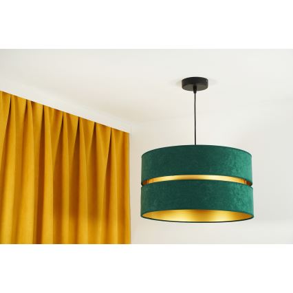 Duolla - Lühter DUO 1xE27/15W/230V d. 40 cm roheline/kuldne