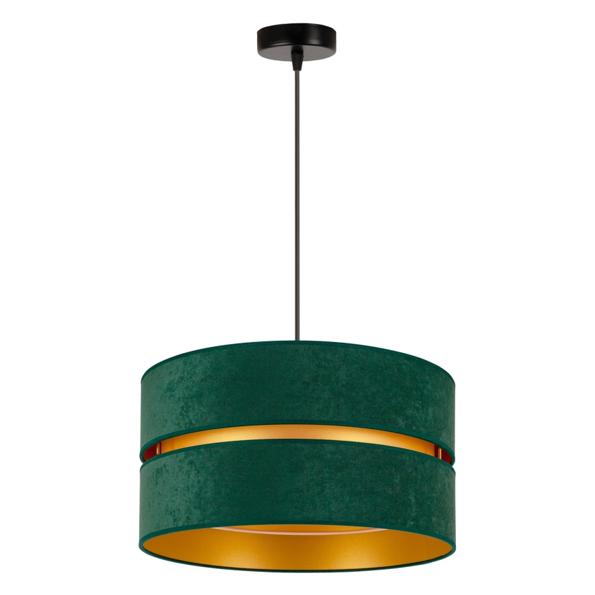 Duolla - Lühter DUO 1xE27/15W/230V d. 40 cm roheline/kuldne