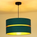 Duolla - Lühter DUO 1xE27/15W/230V d. 40 cm türkiis/kuldne