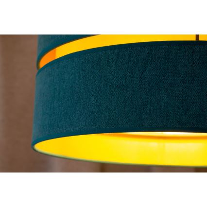 Duolla - Lühter DUO 1xE27/15W/230V d. 40 cm türkiis/kuldne
