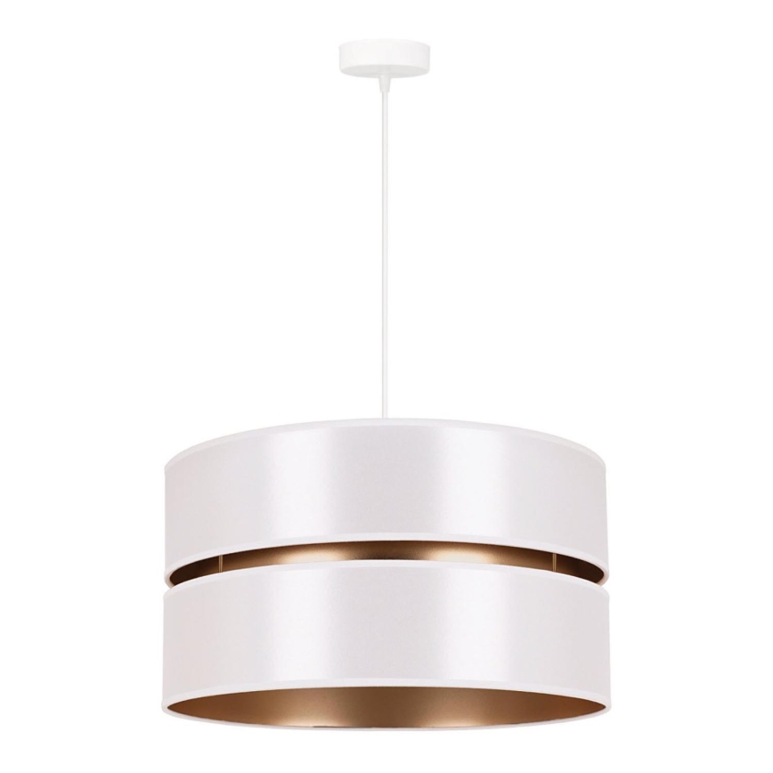 Duolla - Lühter DUO 1xE27/15W/230V d. 40 cm valge/kuldne