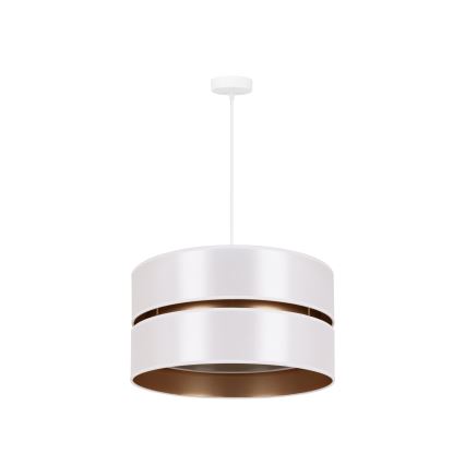 Duolla - Lühter DUO 1xE27/15W/230V d. 40 cm valge/kuldne