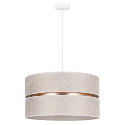 Duolla - Lühter DUO 1xE27/15W/230V d. 40 cm valge/kuldne