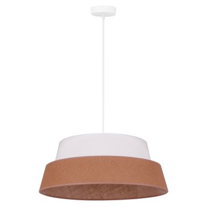 Duolla - Lühter GALAXY 1xE27/15W/230V d. 50 cm pruun/valge