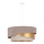 Duolla - Lühter KOBO 1xE27/15W/230V d. 45 cm beež/kuldne/kreemikas