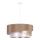 Duolla - Lühter KOBO 1xE27/15W/230V d. 45 cm beež/kuldne/valge