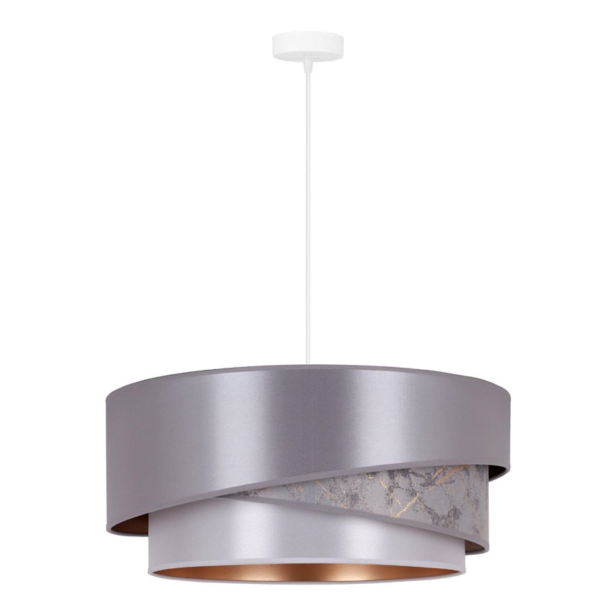Duolla - Lühter KOBO 1xE27/15W/230V d. 45 cm hõbedane/kuldne