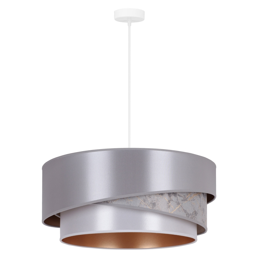Duolla - Lühter KOBO 1xE27/15W/230V d. 45 cm hõbedane/kuldne