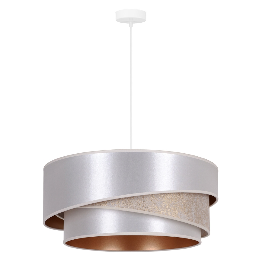 Duolla - Lühter KOBO 1xE27/15W/230V d. 45 cm hõbedane/kuldne