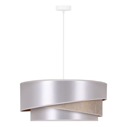 Duolla - Lühter KOBO 1xE27/15W/230V d. 45 cm hõbedane/kuldne