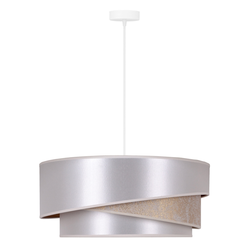 Duolla - Lühter KOBO 1xE27/15W/230V d. 45 cm hõbedane/kuldne