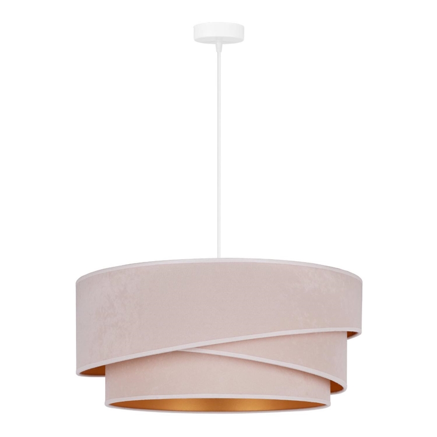 Duolla - Lühter KOBO 1xE27/15W/230V d. 45 cm kreemikas/kuldne