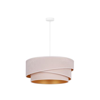 Duolla - Lühter KOBO 1xE27/15W/230V d. 45 cm kreemikas/kuldne
