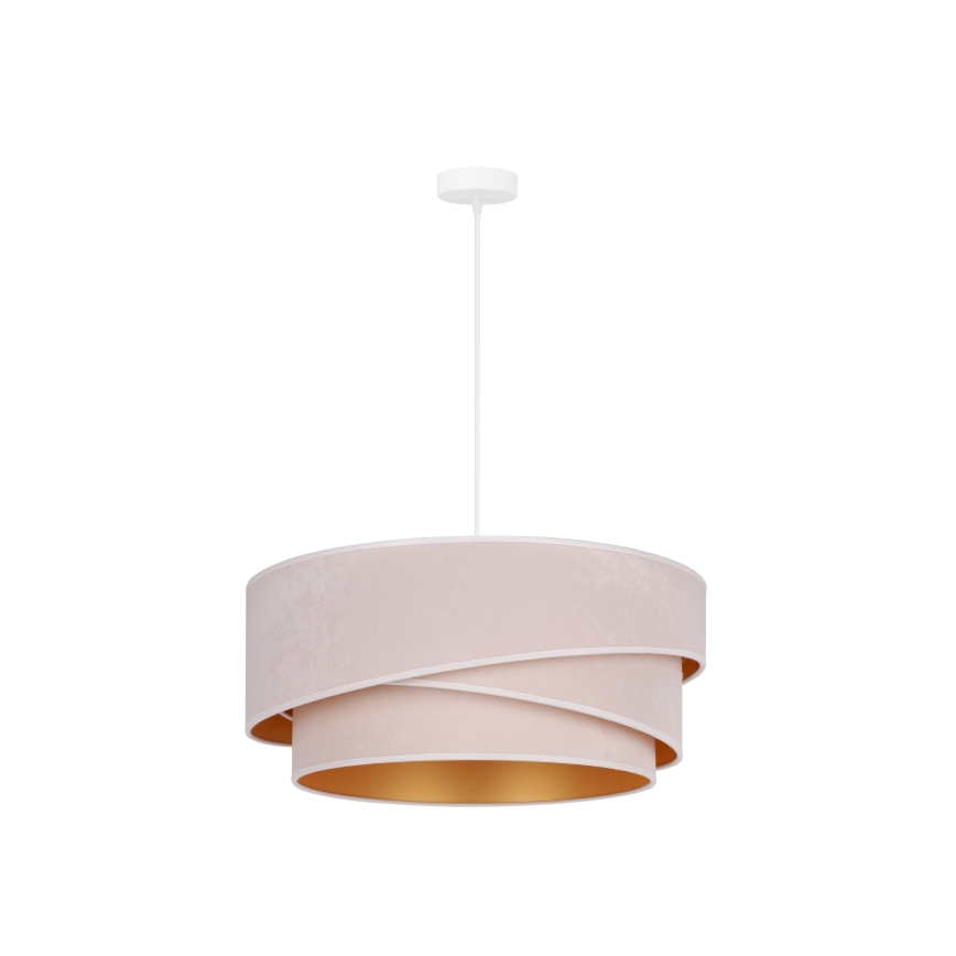 Duolla - Lühter KOBO 1xE27/15W/230V d. 45 cm kreemikas/kuldne