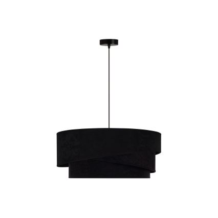 Duolla - Lühter KOBO 1xE27/15W/230V d. 45 cm must/kuldne