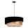 Duolla - Lühter KOBO 1xE27/15W/230V d. 45 cm must/kuldne/kreemikas
