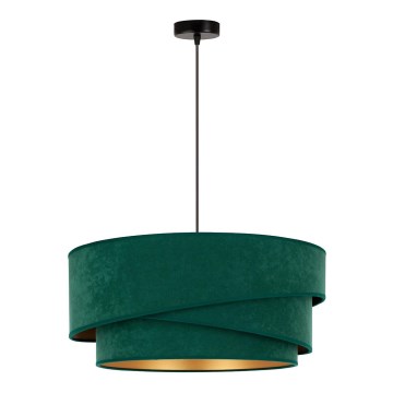 Duolla - Lühter KOBO 1xE27/15W/230V d. 45 cm roheline/kuldne