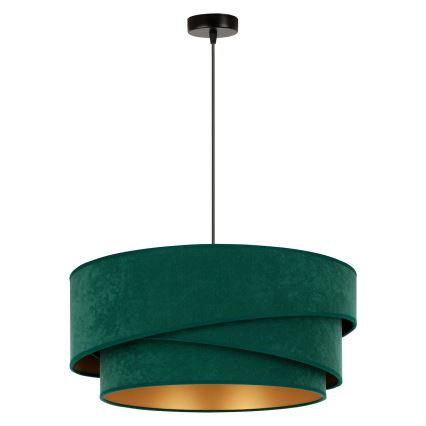Duolla - Lühter KOBO 1xE27/15W/230V d. 45 cm roheline/kuldne