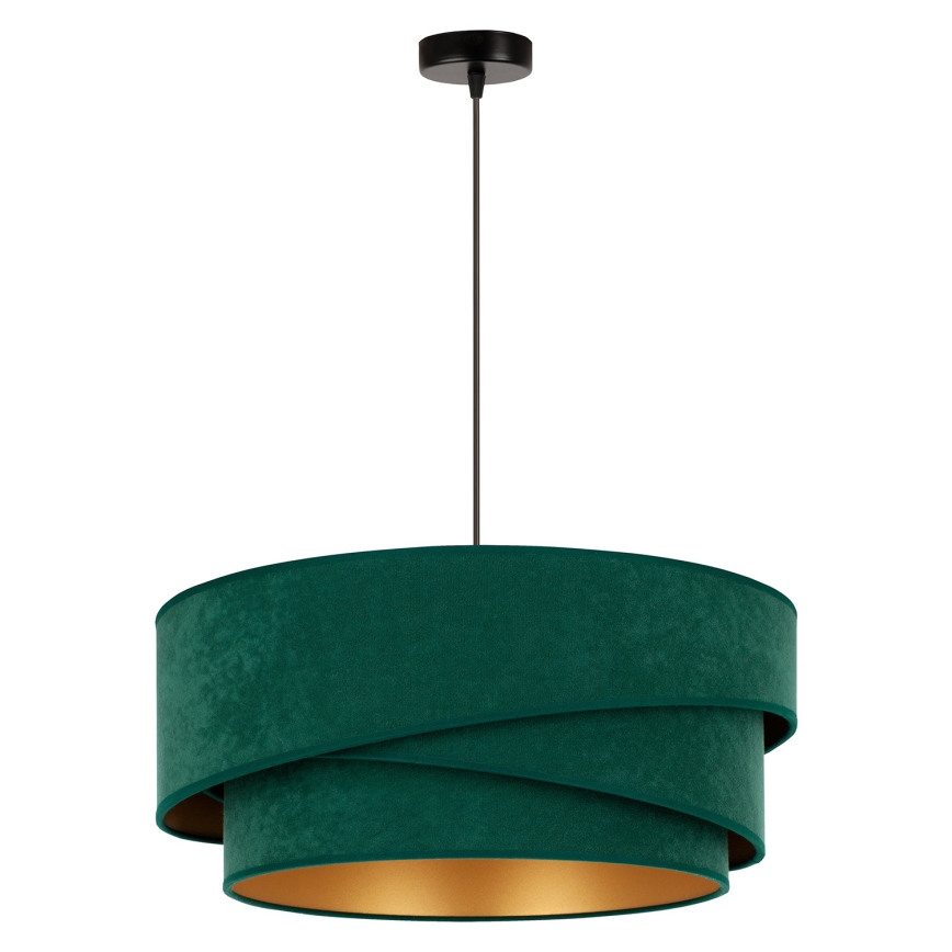 Duolla - Lühter KOBO 1xE27/15W/230V d. 45 cm roheline/kuldne