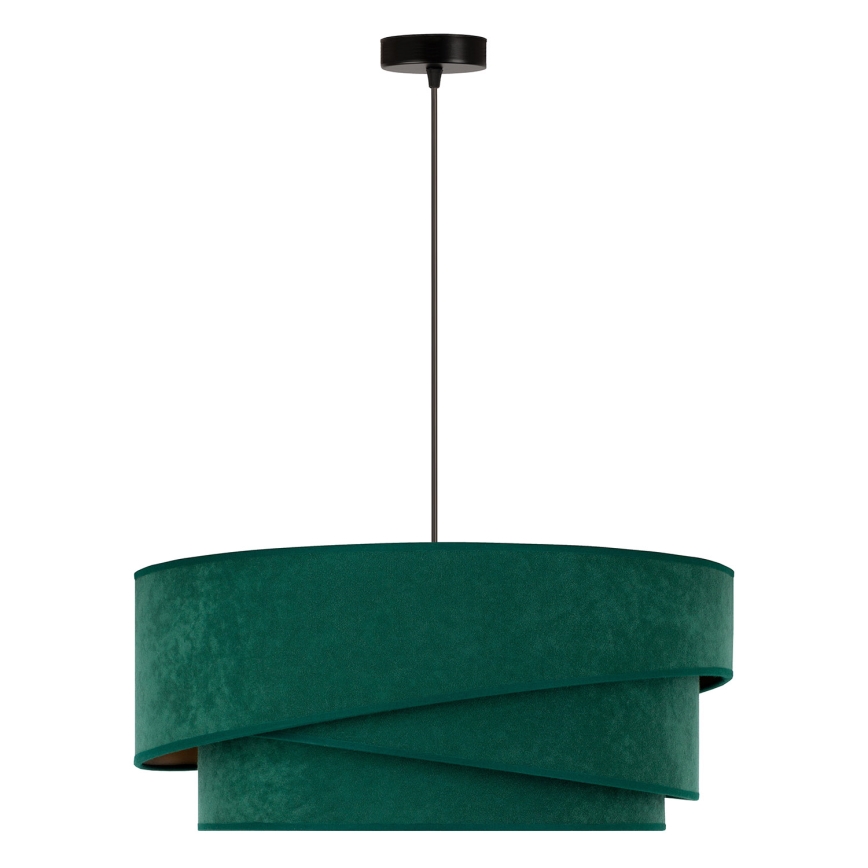 Duolla - Lühter KOBO 1xE27/15W/230V d. 45 cm roheline/kuldne