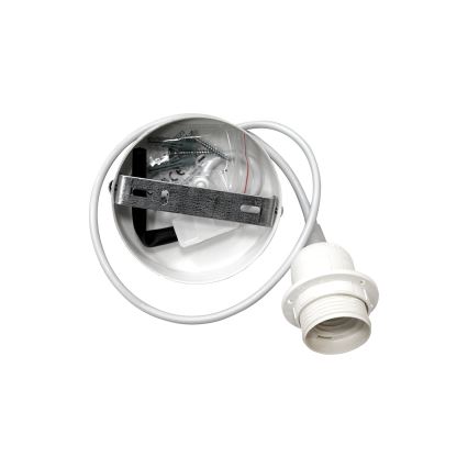 Duolla - Lühter KOBO ECO RECYCLING 1xE27/15W/230V d. 45 cm roheline/hall/kreemikas
